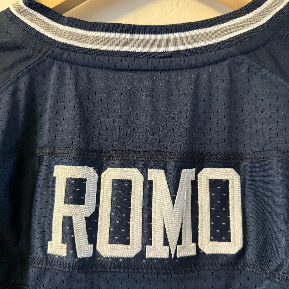 Nike NFL Tony Romo #9 Dallas Cowboys On Field Blue‎ Jersey Size 56 Stitched - Picture 7 of 11